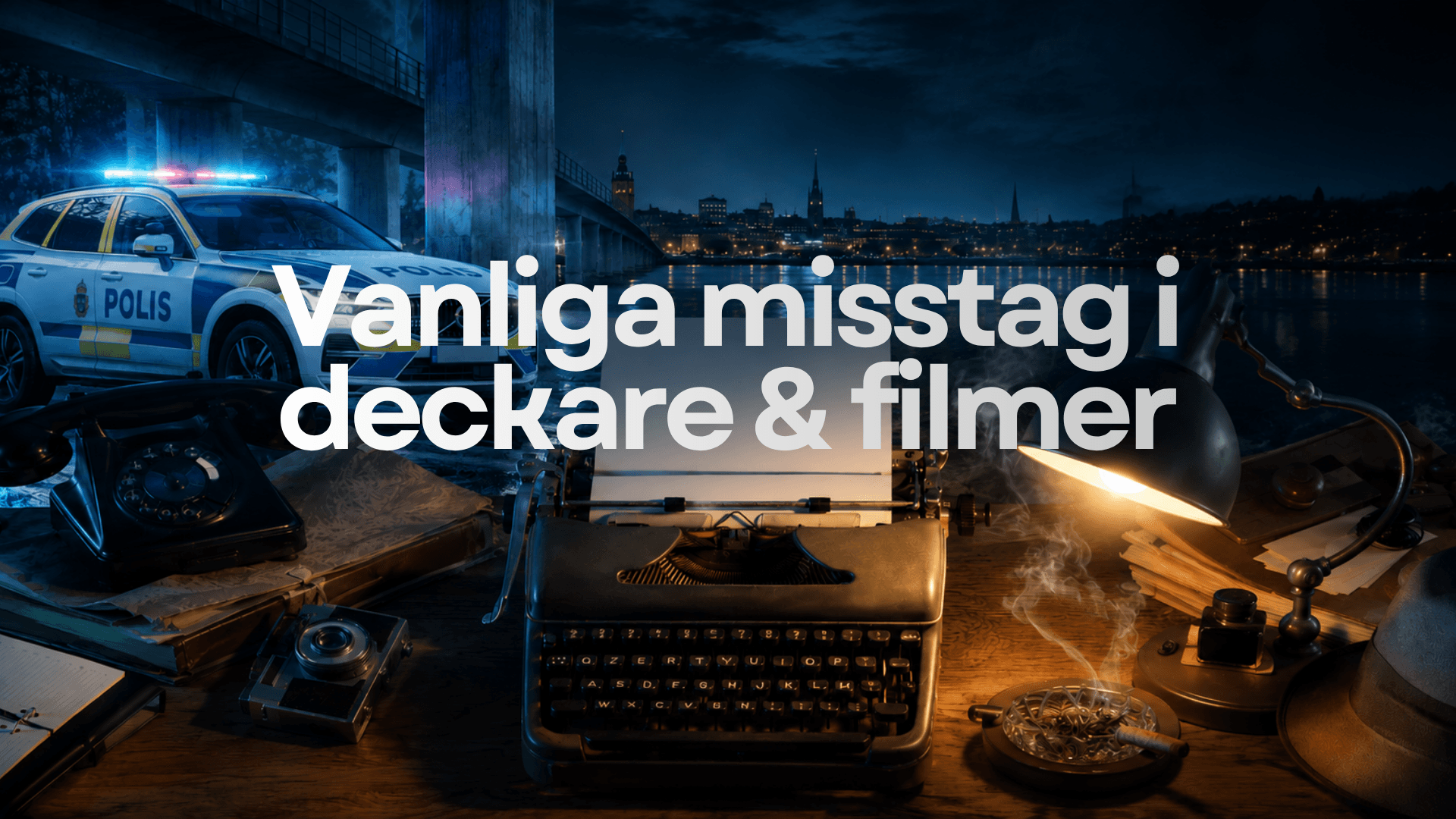 Vanliga misstag i deckare & filmer